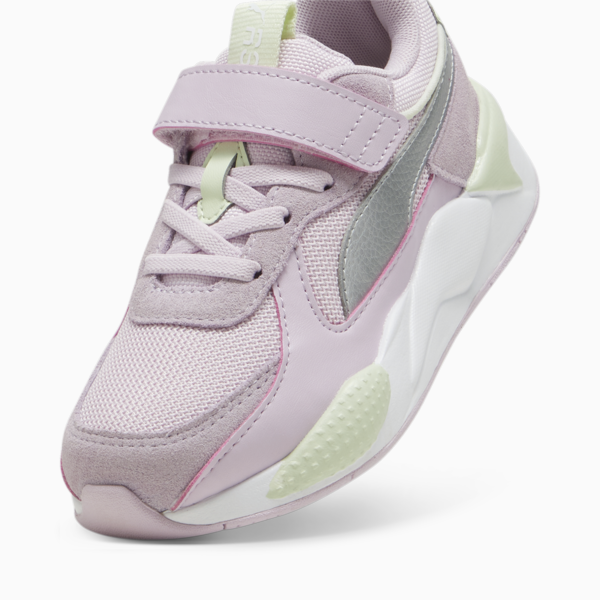 Zapatillas RS-X Metallic para niñas, Grape Mist-PUMA Silver, large-ARG