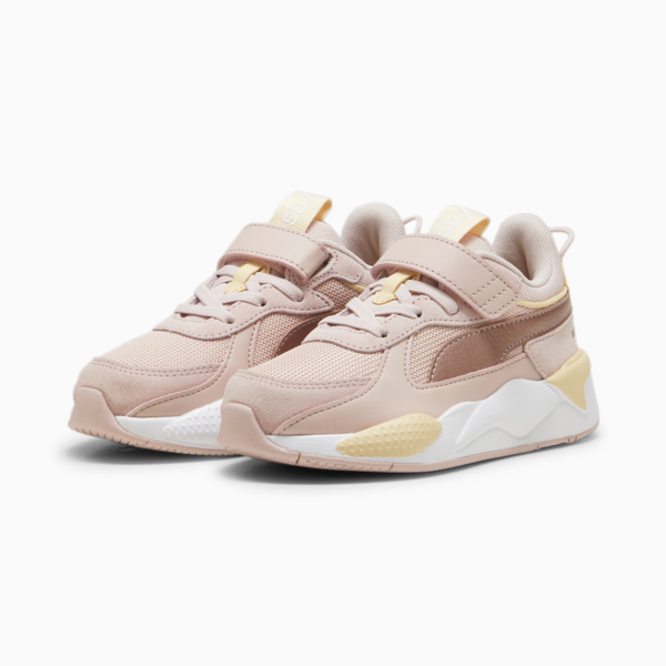 Zapatillas RS-X Metallic para niñas, Rose Quartz-Rose Gold, large-ARG