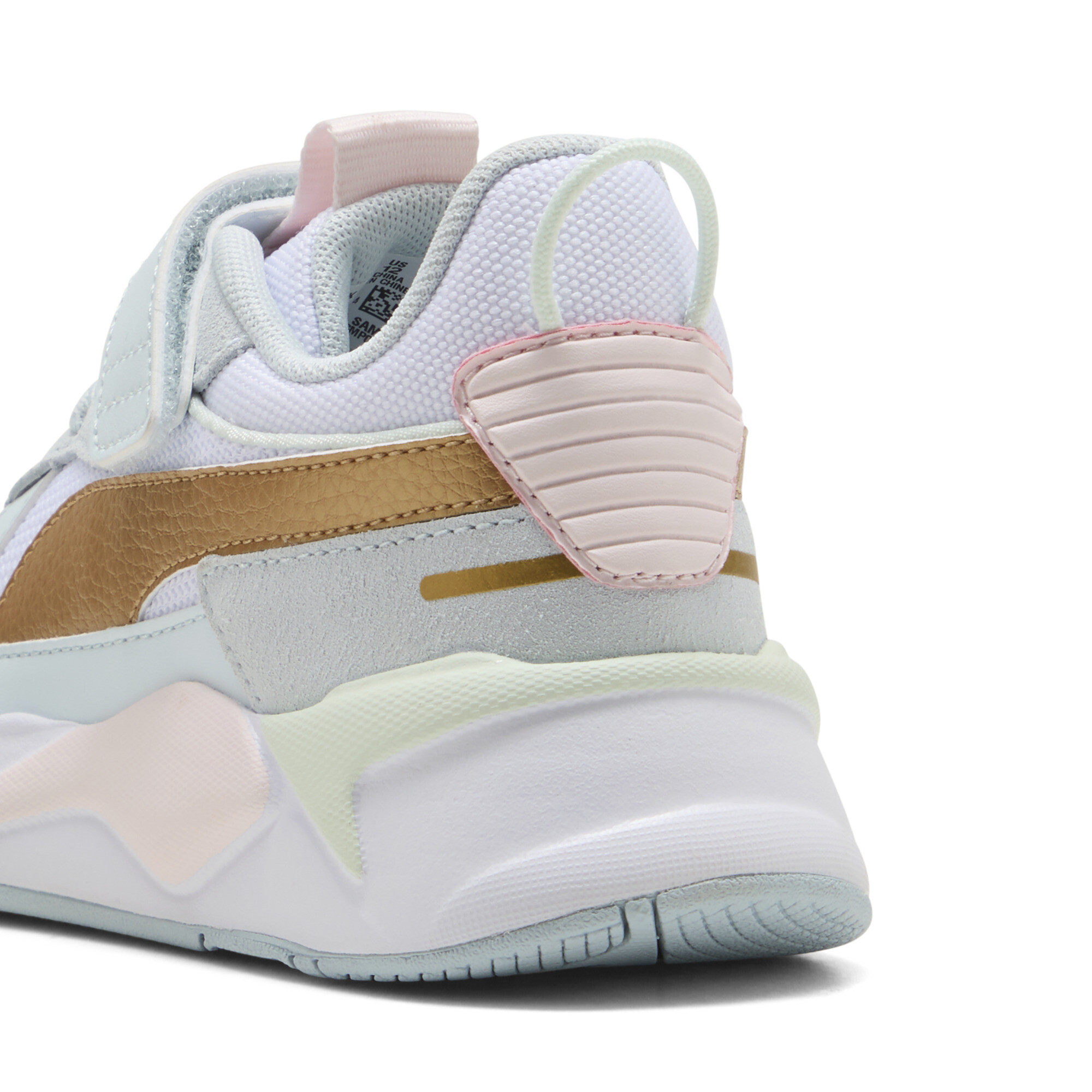 PUMA RS-X Metallic sneakers met alternatieve sluiting+ voor Dames, Wit, Maat 28,5 thumbnail 5
