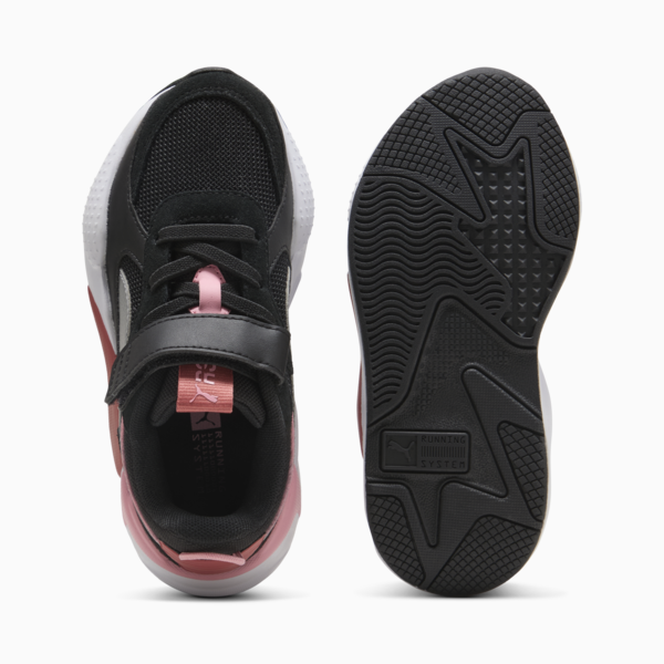Zapatillas RS-X Metallic para niñas, PUMA Black-Exotic Red, large-ARG