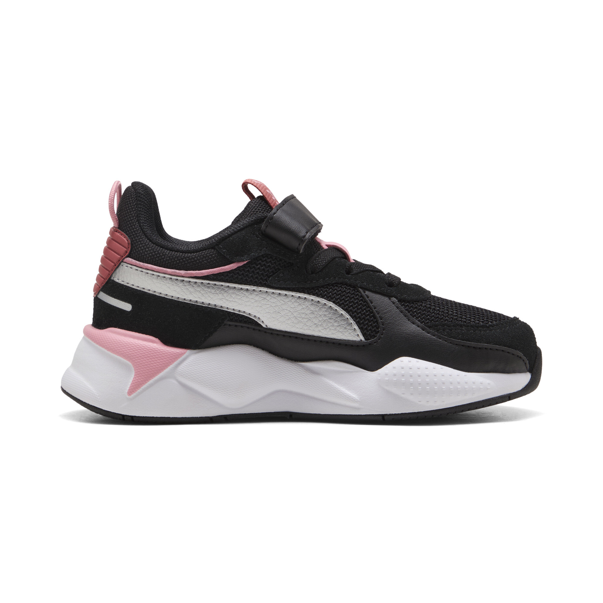 PUMA RS-X Metallic sneakers met alternatieve sluiting+ voor Dames, Zwart/Rood, Maat 34,5 thumbnail 3