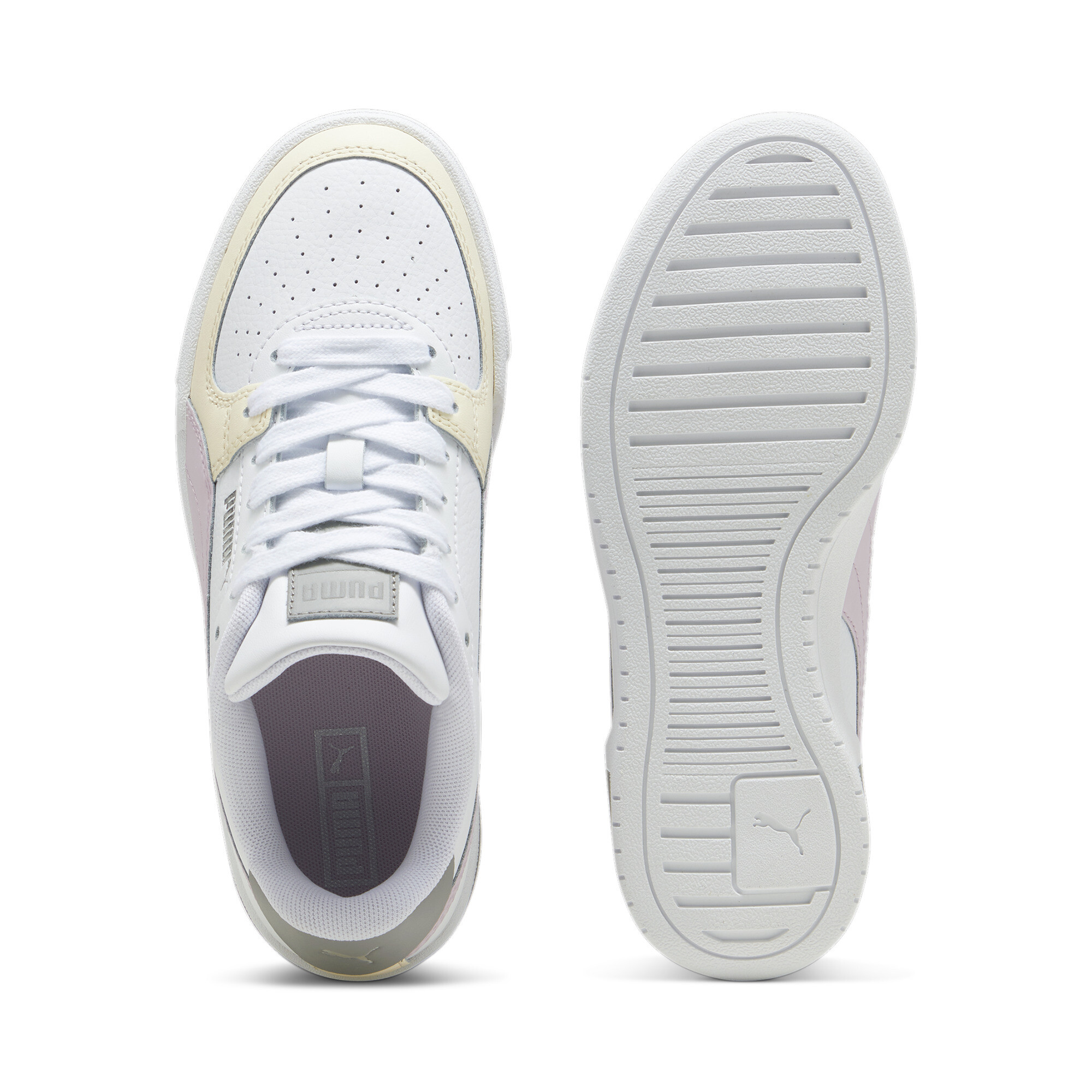 PUMA CA Pro Block Sneakers Youth In White, Size EU 35.5