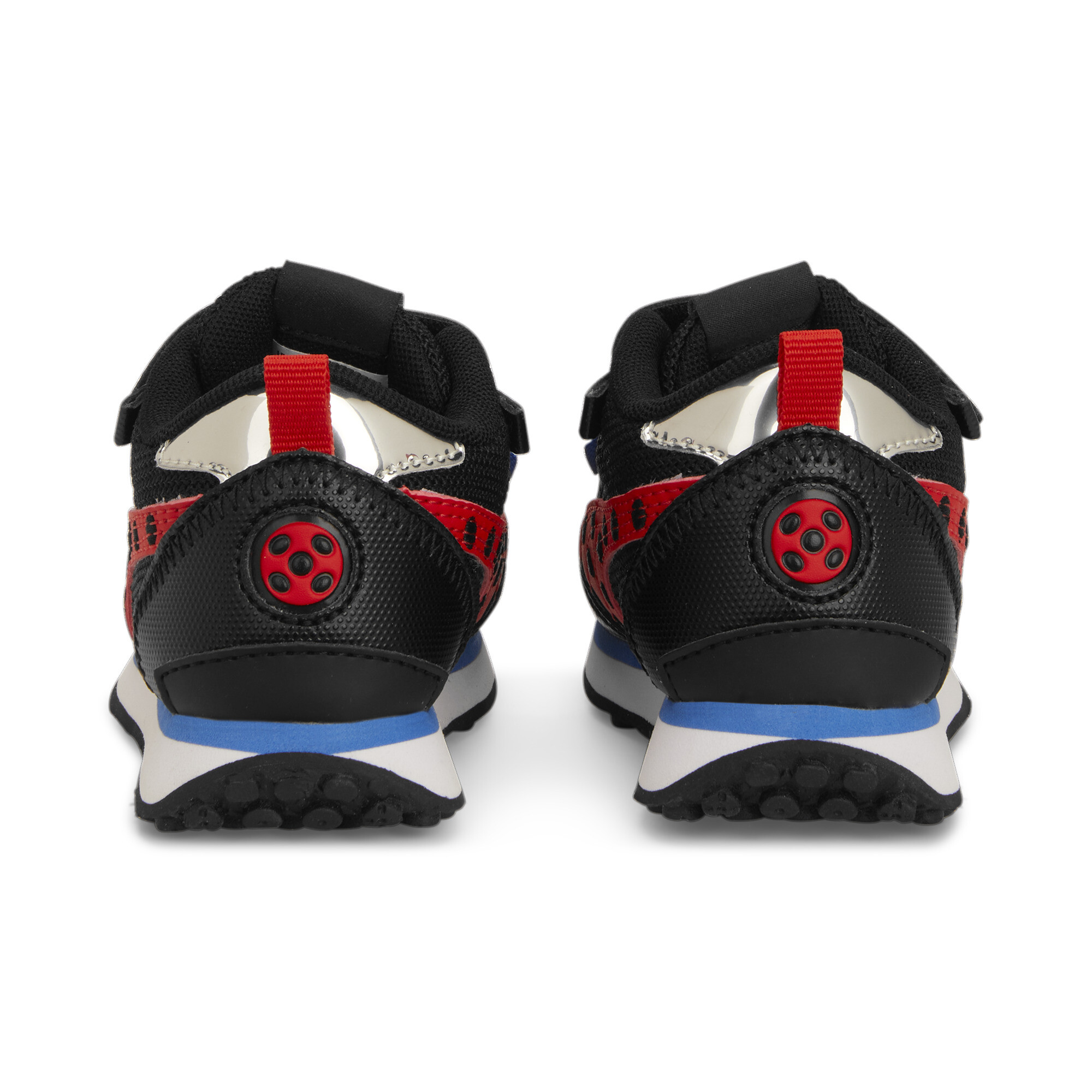 PUMA X MIRACULOUS Rider FV Hook-and-Loop Sneakers Babies In Black, Size EU 25