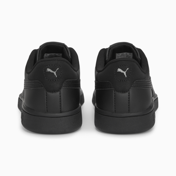 Smash 3.0 Leather Sneakers Youth, PUMA Black-Shadow Gray, large-MEX