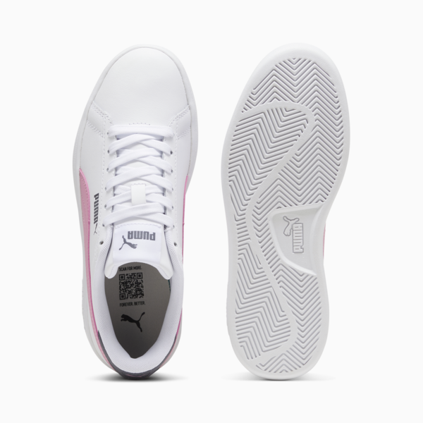 Tenis juveniles Smash 3.0, PUMA White-Mauved Out-Galactic Gray, large-MEX