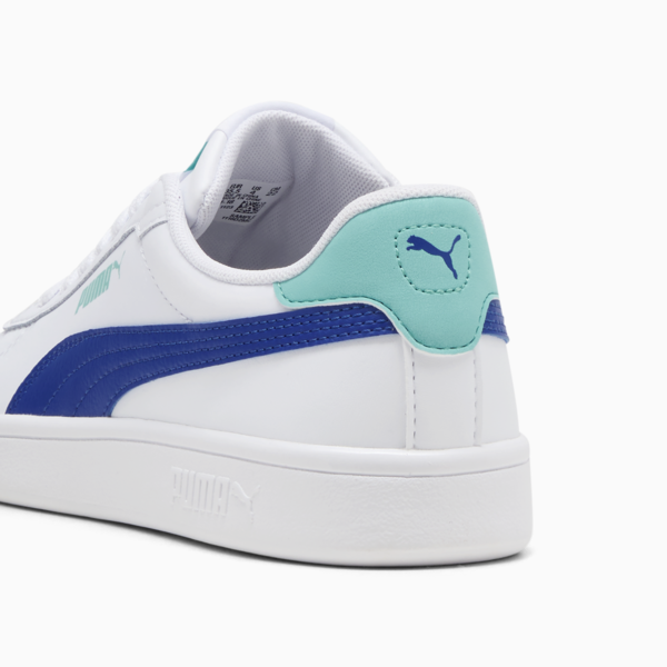 Tenis juveniles Smash 3.0, PUMA White-Vivid Blue-Aquatic, large-MEX