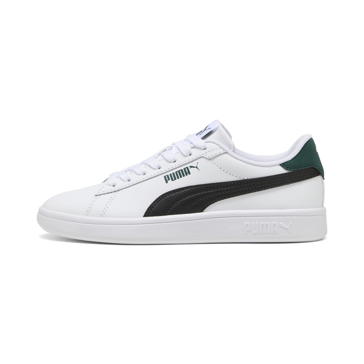 Smash 3.0 Sneakers Youth in White/Black Green Terrain by PUMA, UK 5