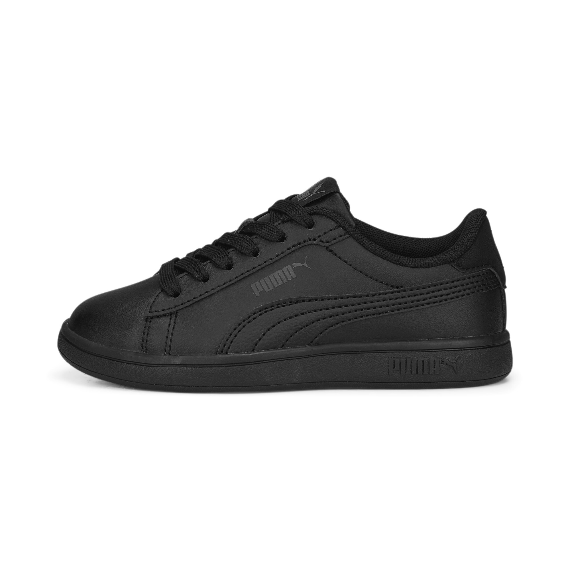 Puma Smash 3.0 L Shoes Kids, Black, Size 28.5, Shoes