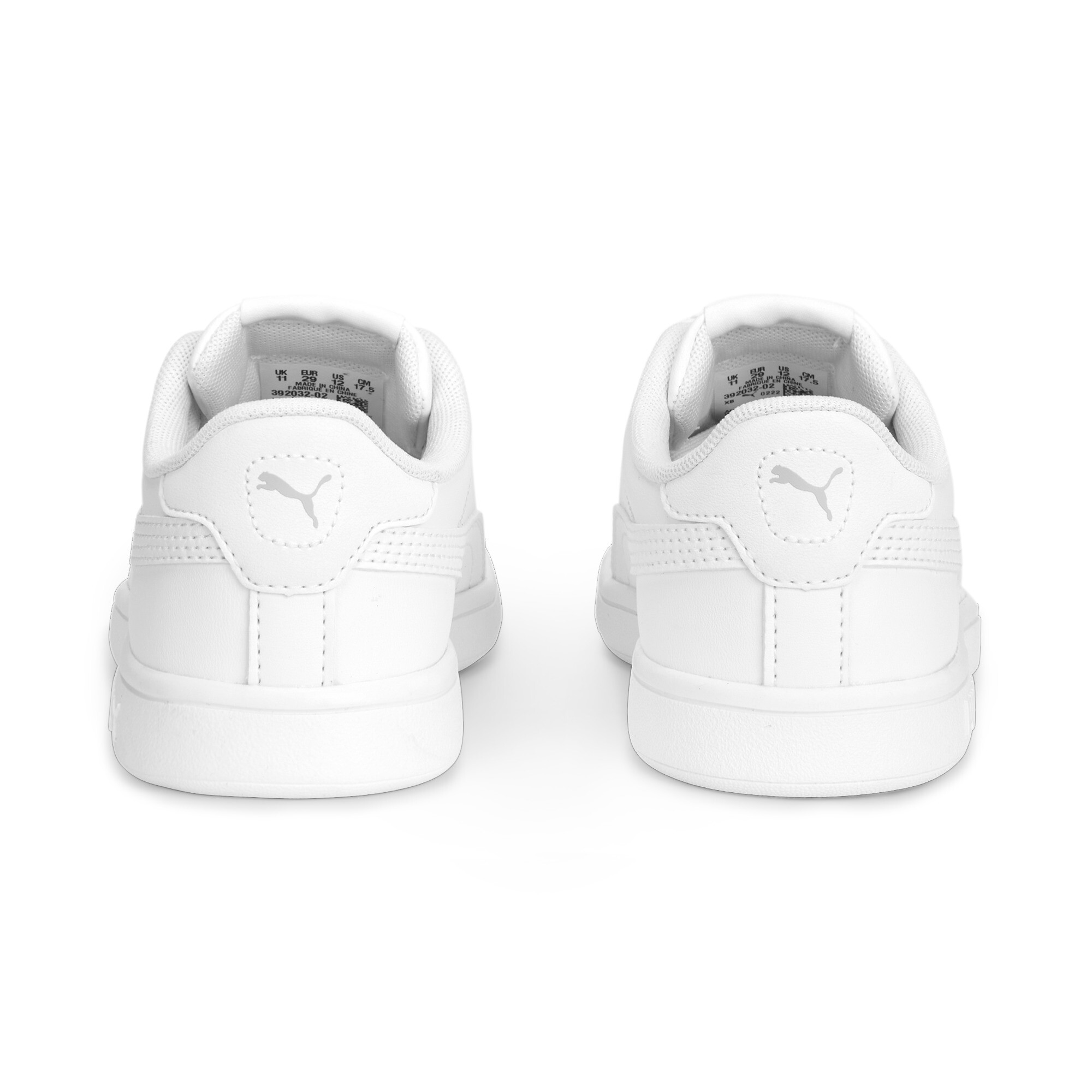 Puma Smash 3.0 L Shoes Kids, White, Size 32.5, Shoes