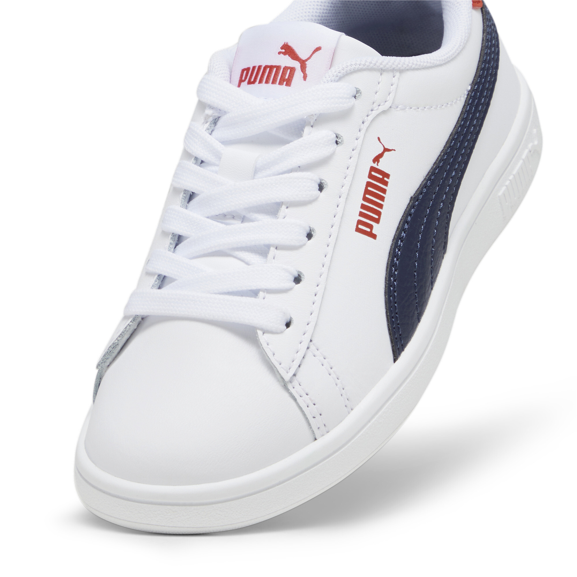 Puma Smash 3.0 L Shoes Kids, White, Size 31, Shoes