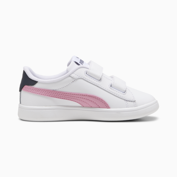 Tenis Smash 3.0 Leather V para niños, PUMA White-Mauved Out-Galactic Gray, large-MEX