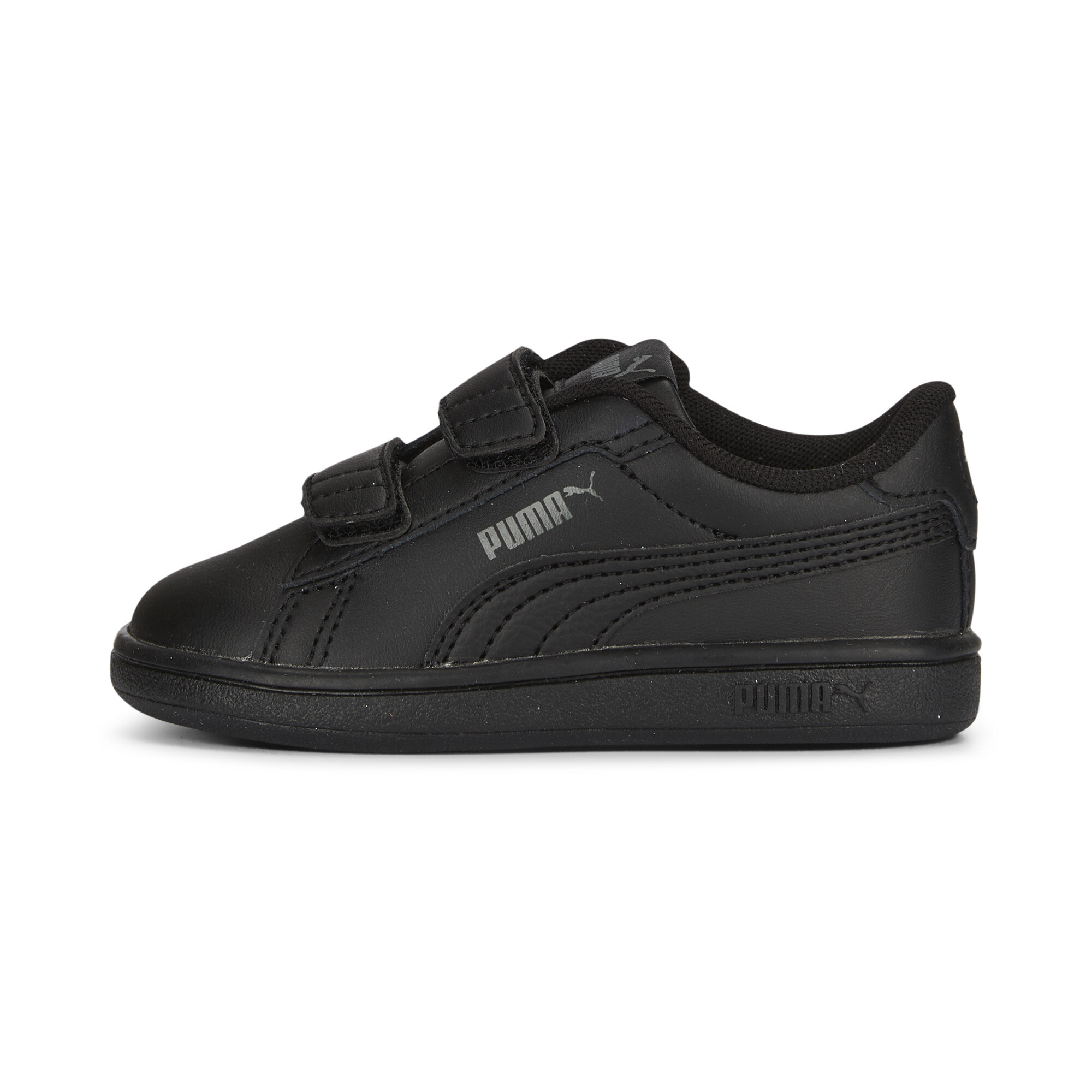 Puma Smash 3.0 Leather V Sneakers Baby, Black, Size 26, Shoes