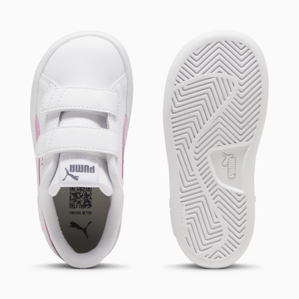 Tenis Smash 3.0 Leather V para bebés, PUMA White-Mauved Out-Galactic Gray, large-MEX