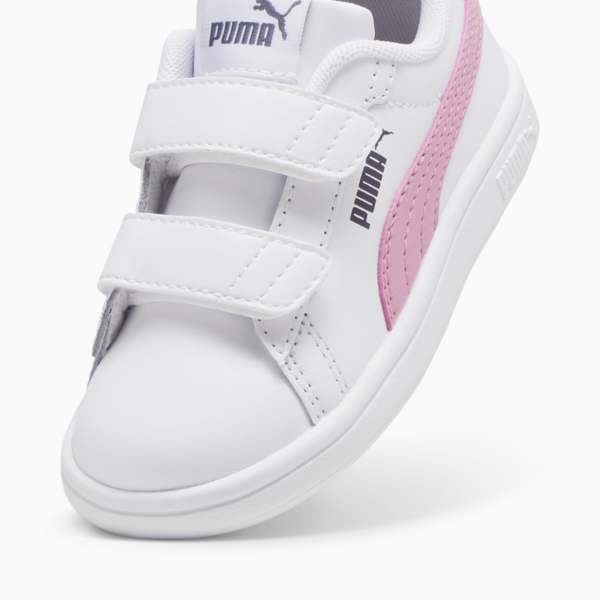 Tenis Smash 3.0 Leather V para bebés, PUMA White-Mauved Out-Galactic Gray, large-MEX