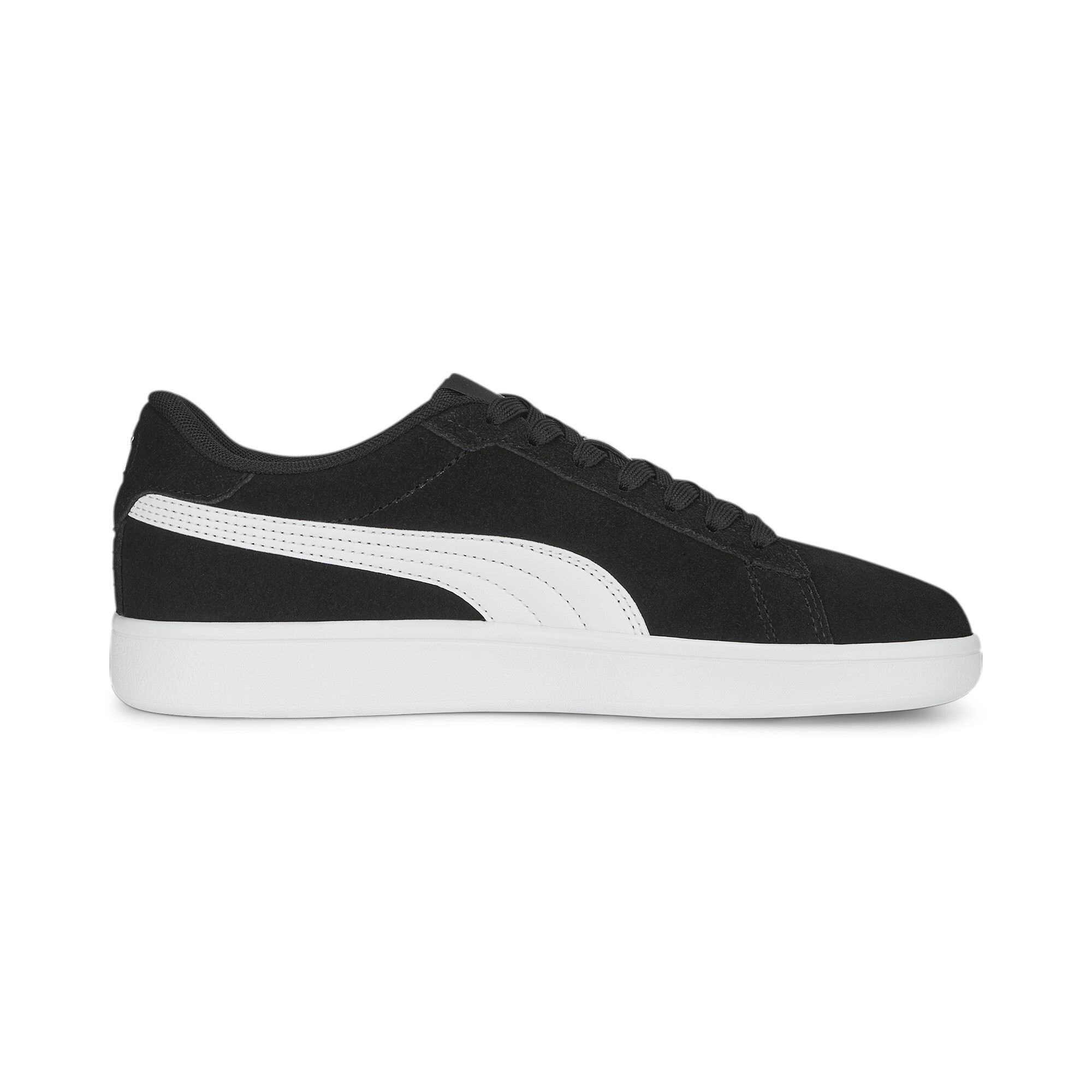 Puma Smash 3.0 Suede Sneakers Youth, Black, Size 39, Shoes