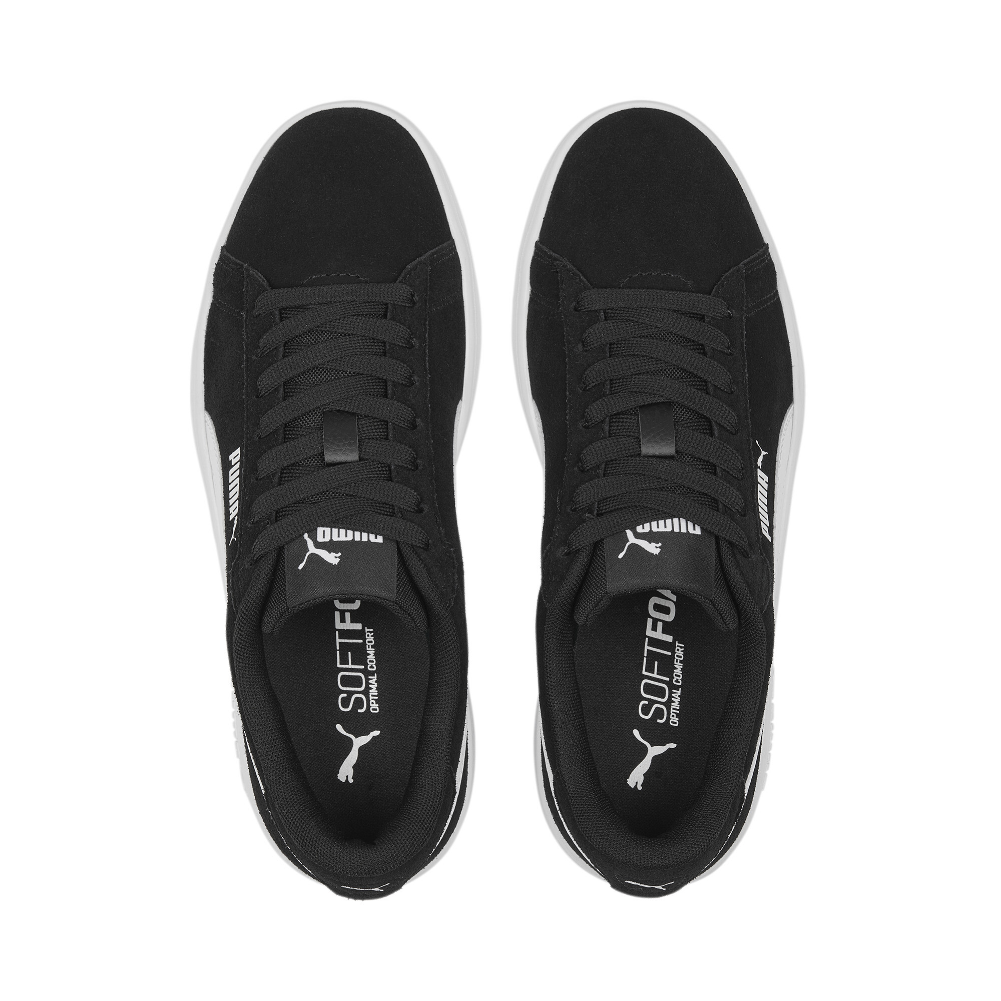 Puma Smash 3.0 Suede Sneakers Youth, Black, Size 39, Shoes