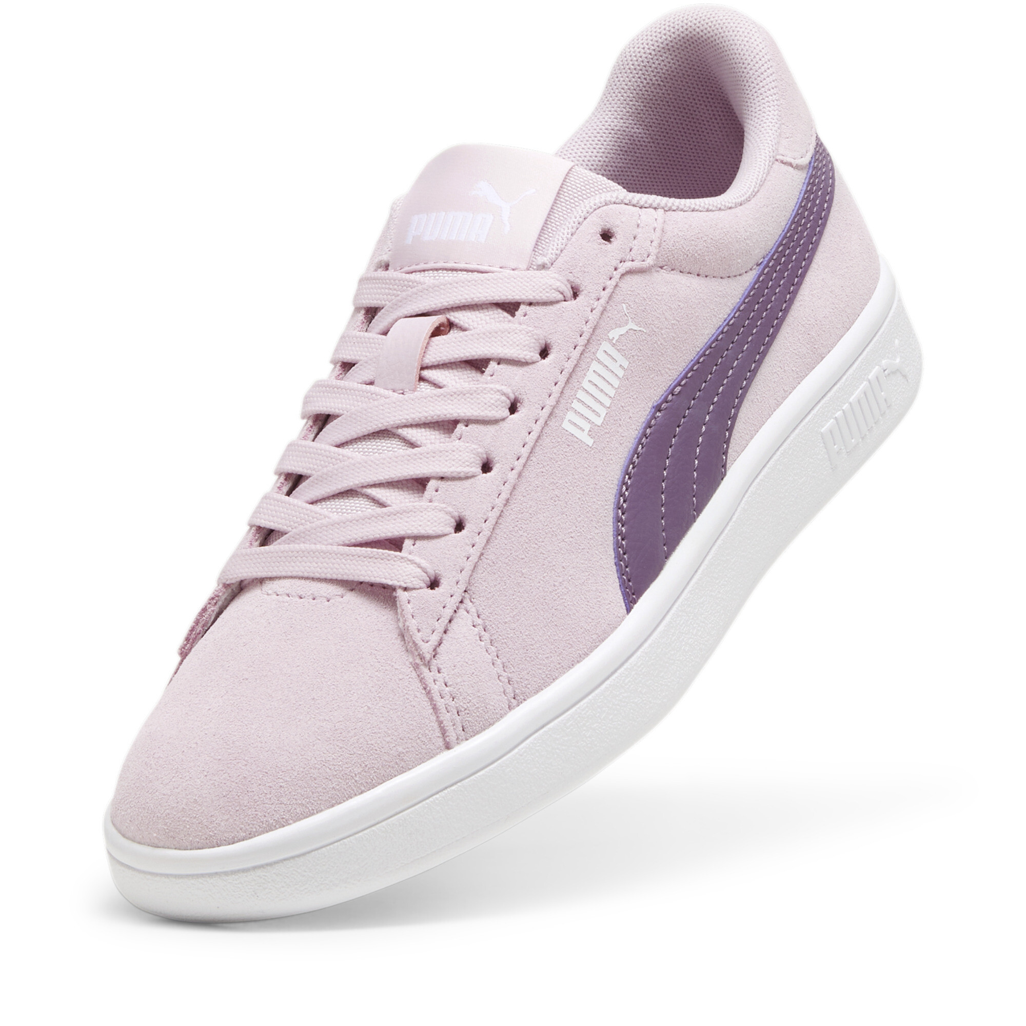 Puma Smash 3.0 Suede Sneakers Youth, Purple, Size 39, Shoes