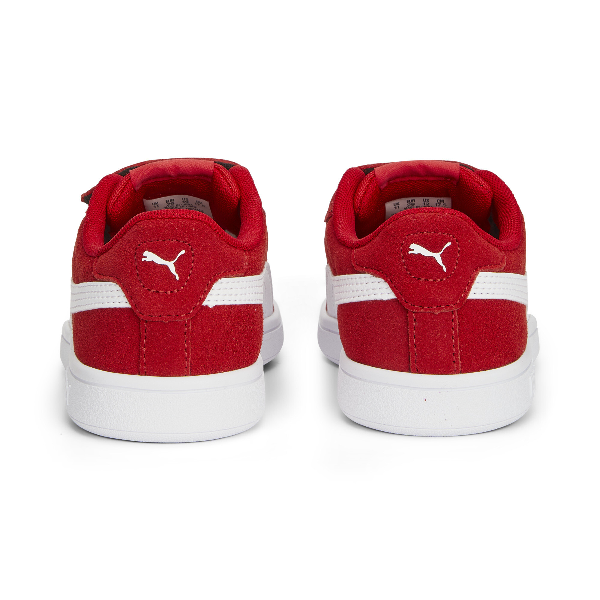 Puma Smash 3.0 Suede Sneakers Kids, Red, Size 30, Shoes