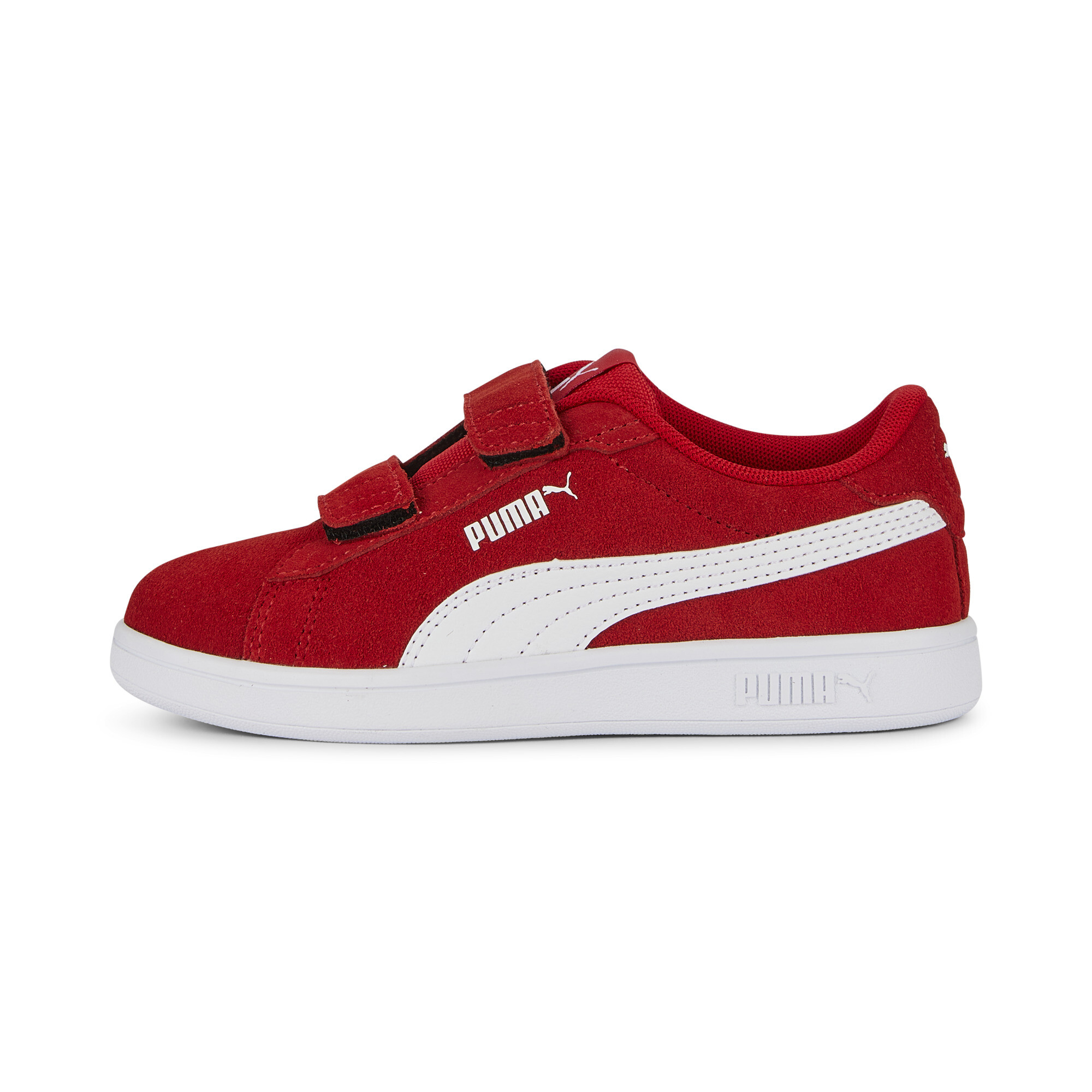 Puma Smash 3.0 Suede Sneakers Kids, Red, Size 30, Shoes