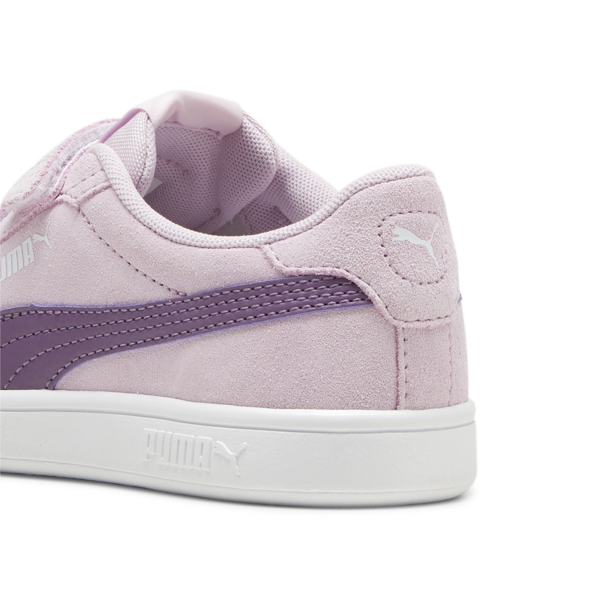 Puma Smash 3.0 Suede Sneakers Kids, Purple, Size 34, Shoes