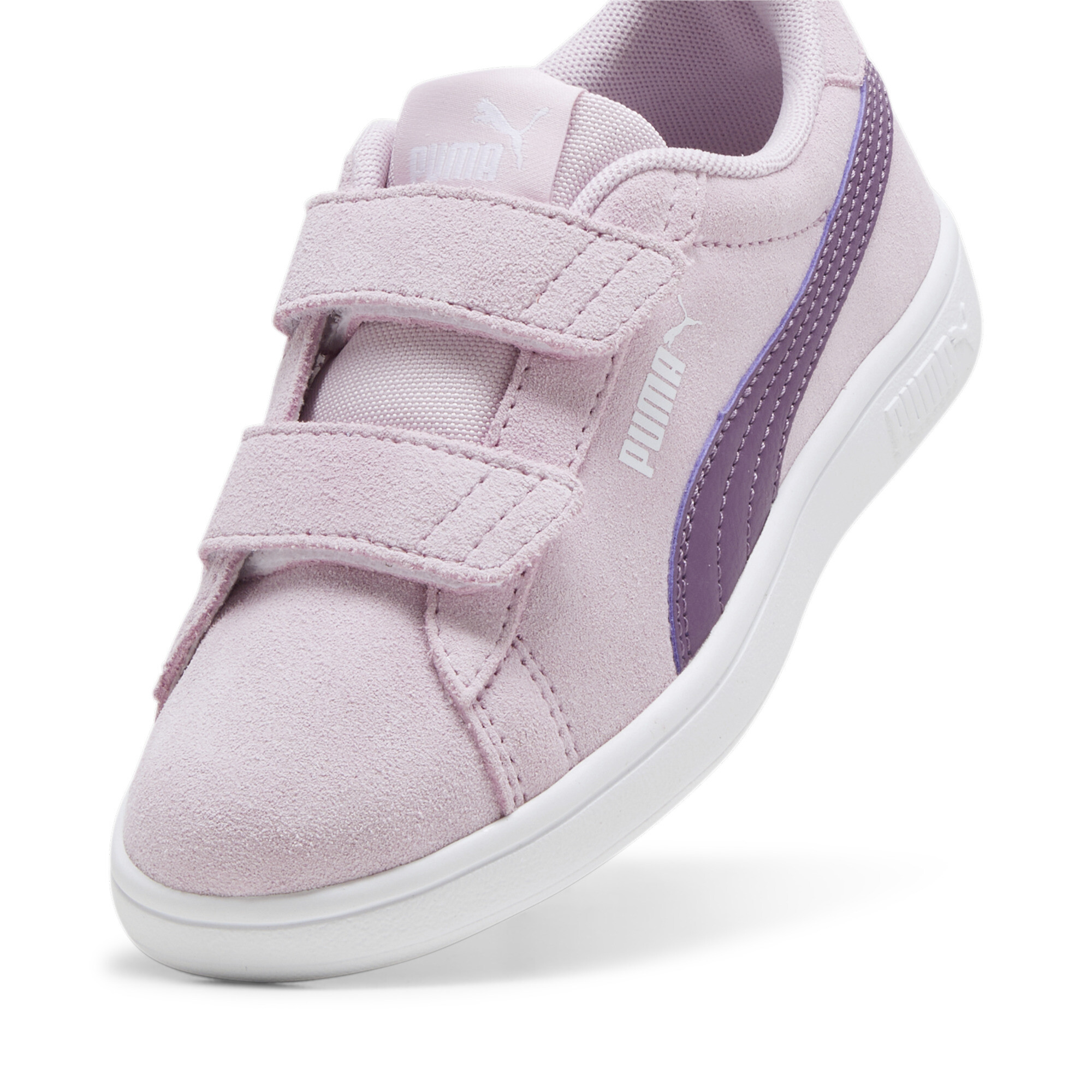 Puma Smash 3.0 Suede Sneakers Kids, Purple, Size 34, Shoes