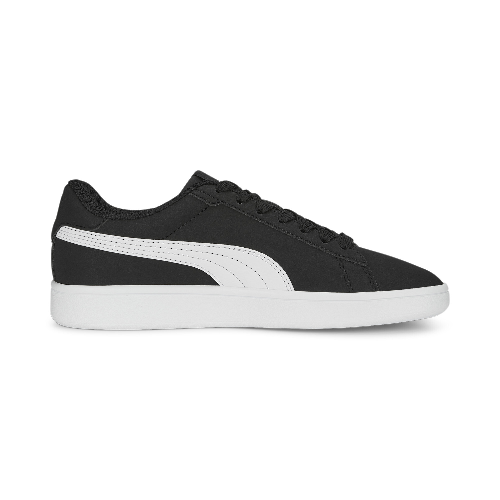 Puma Smash 3.0 Buck Sneakers Youth, Black, Size 38.5, Shoes