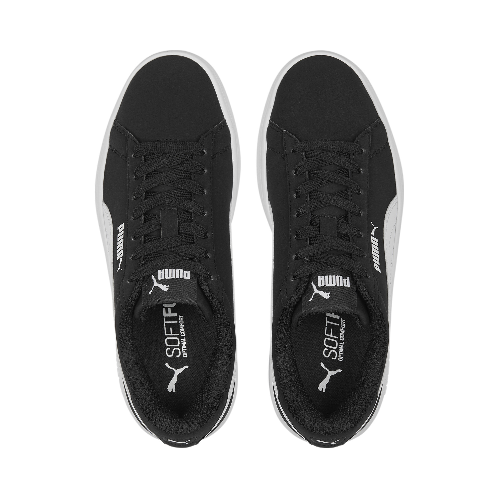 Puma Smash 3.0 Buck Sneakers Youth, Black, Size 38.5, Shoes