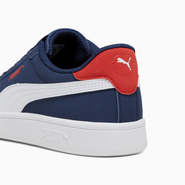 Smash 3.0 Buck Sneakers Youth, Persian Blue-PUMA White-For All Time Red, large-ZAF