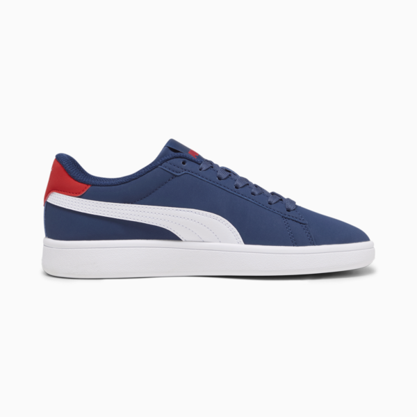 Smash 3.0 Buck Sneakers Youth, Persian Blue-PUMA White-For All Time Red, large-ZAF