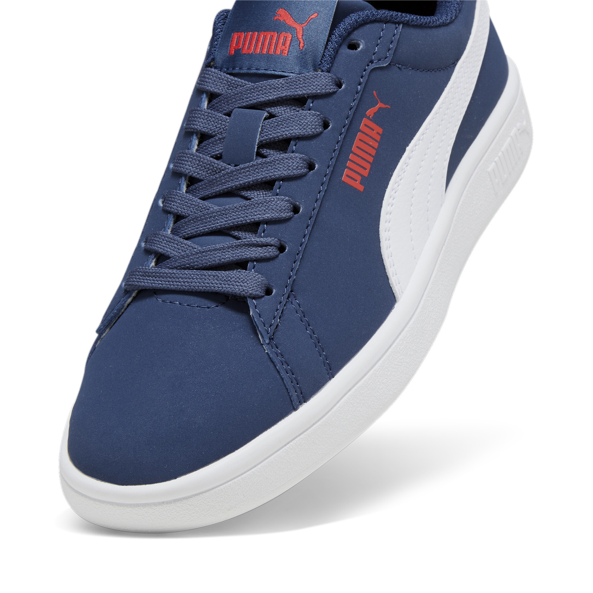 Puma Smash 3.0 Buck Sneakers Youth, Blue, Size 38.5, Shoes