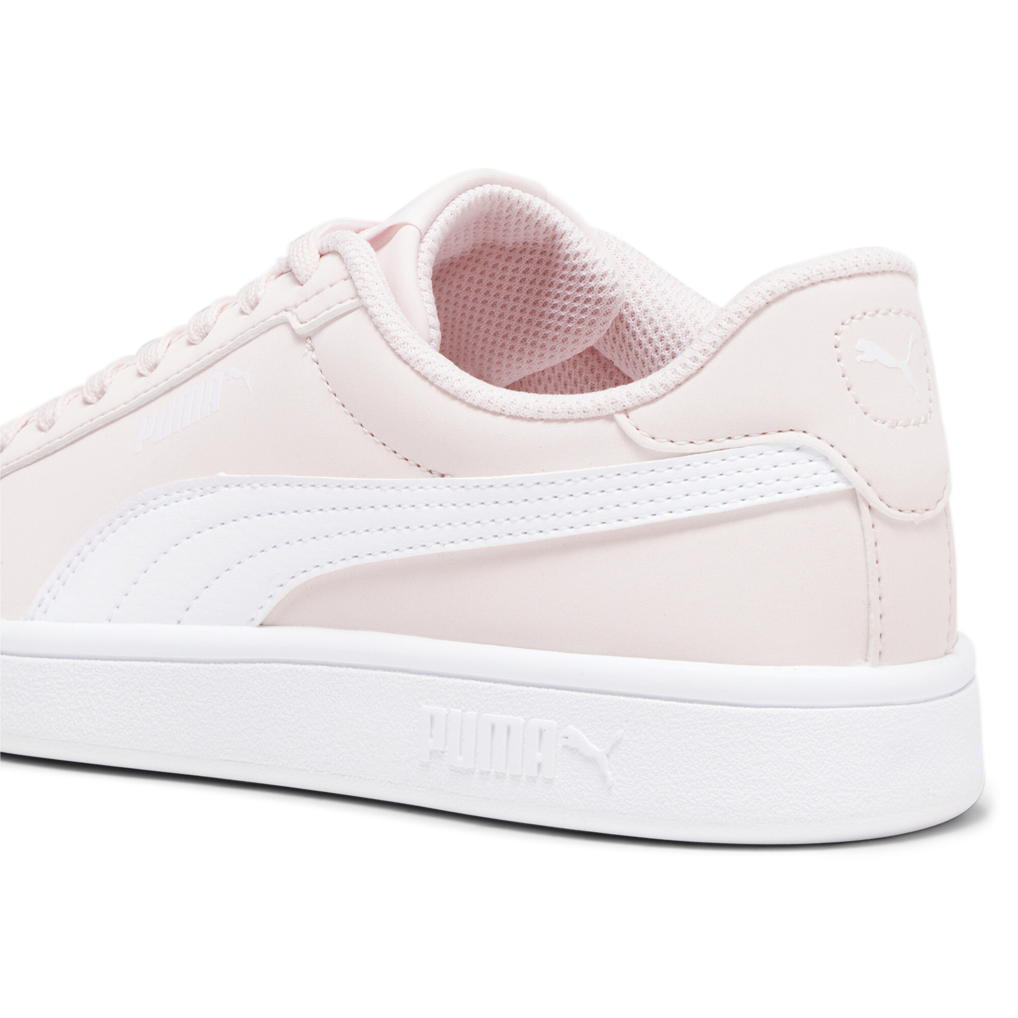 PUMA Smash 3.0 Buck sneakers, Roze/Wit, Maat 37,5 thumbnail 5