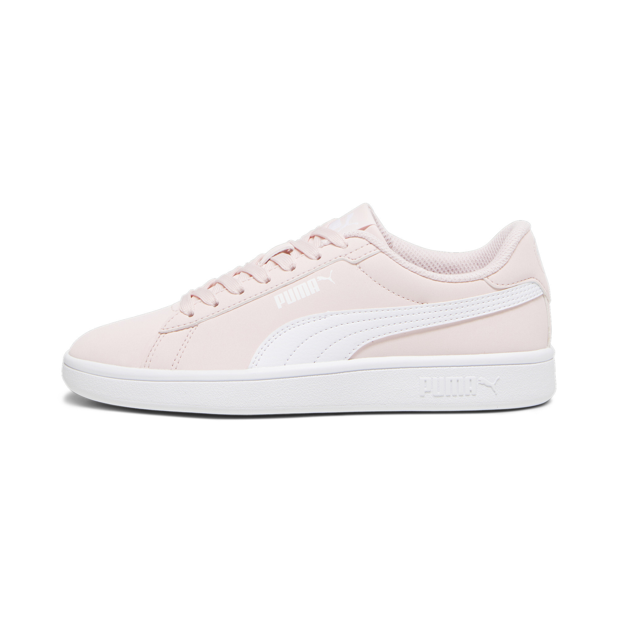 PUMA Smash 3.0 Buck sneakers, Roze/Wit, Maat 37,5