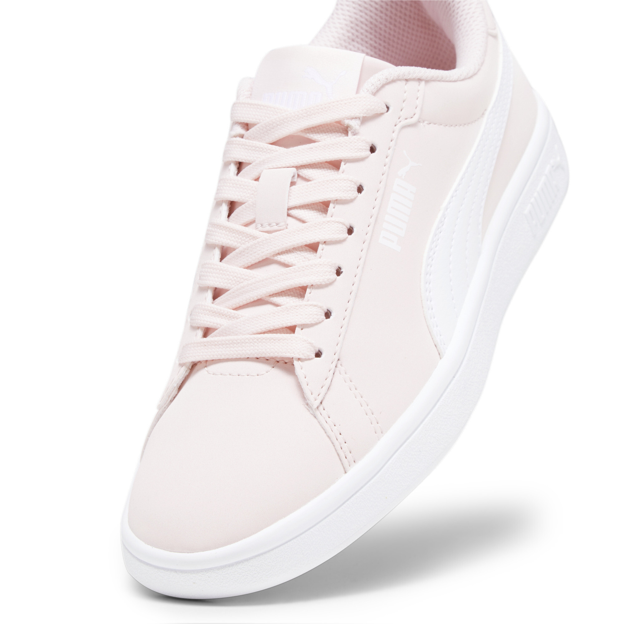 PUMA Smash 3.0 Buck sneakers, Roze/Wit, Maat 37,5 thumbnail 2