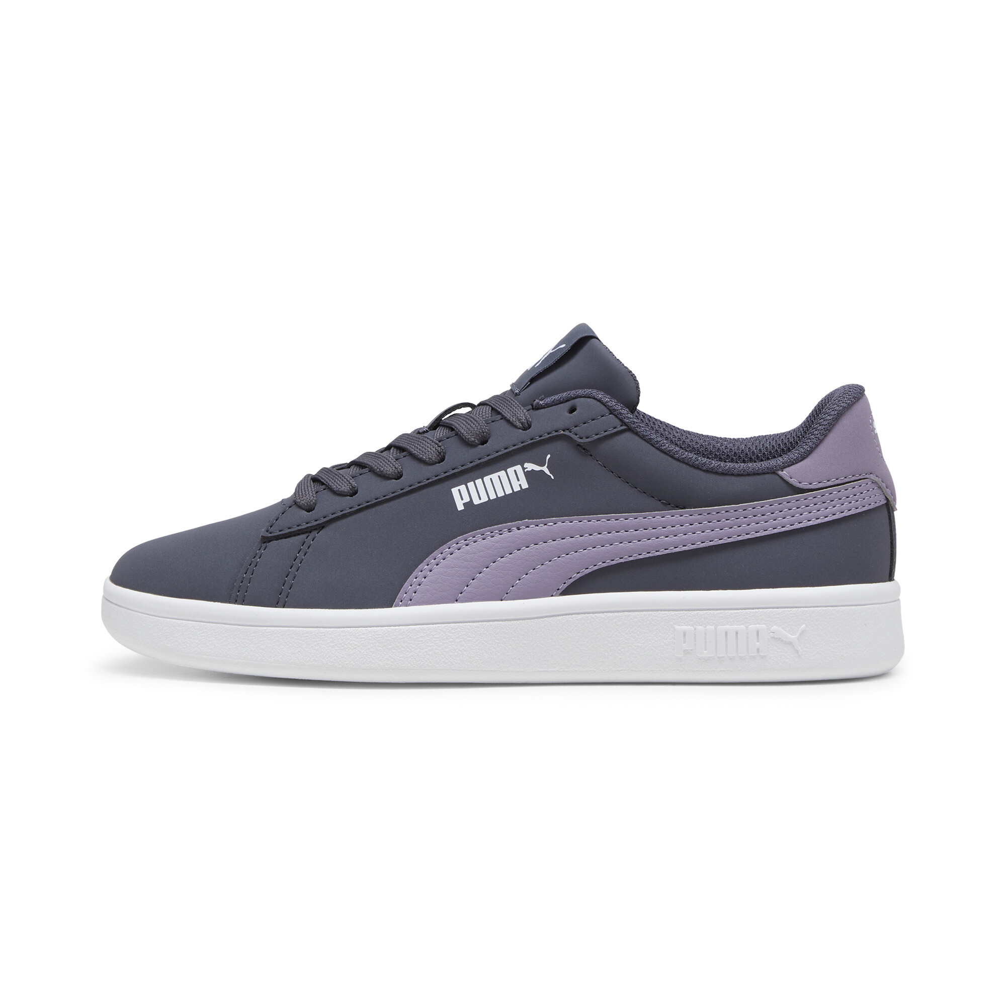 Puma Smash 3.0 Buck Sneakers Jugendliche Schuhe Für Für Kinder | Mit Plain | Galactic Gray/Pale Plum | Größe: 37