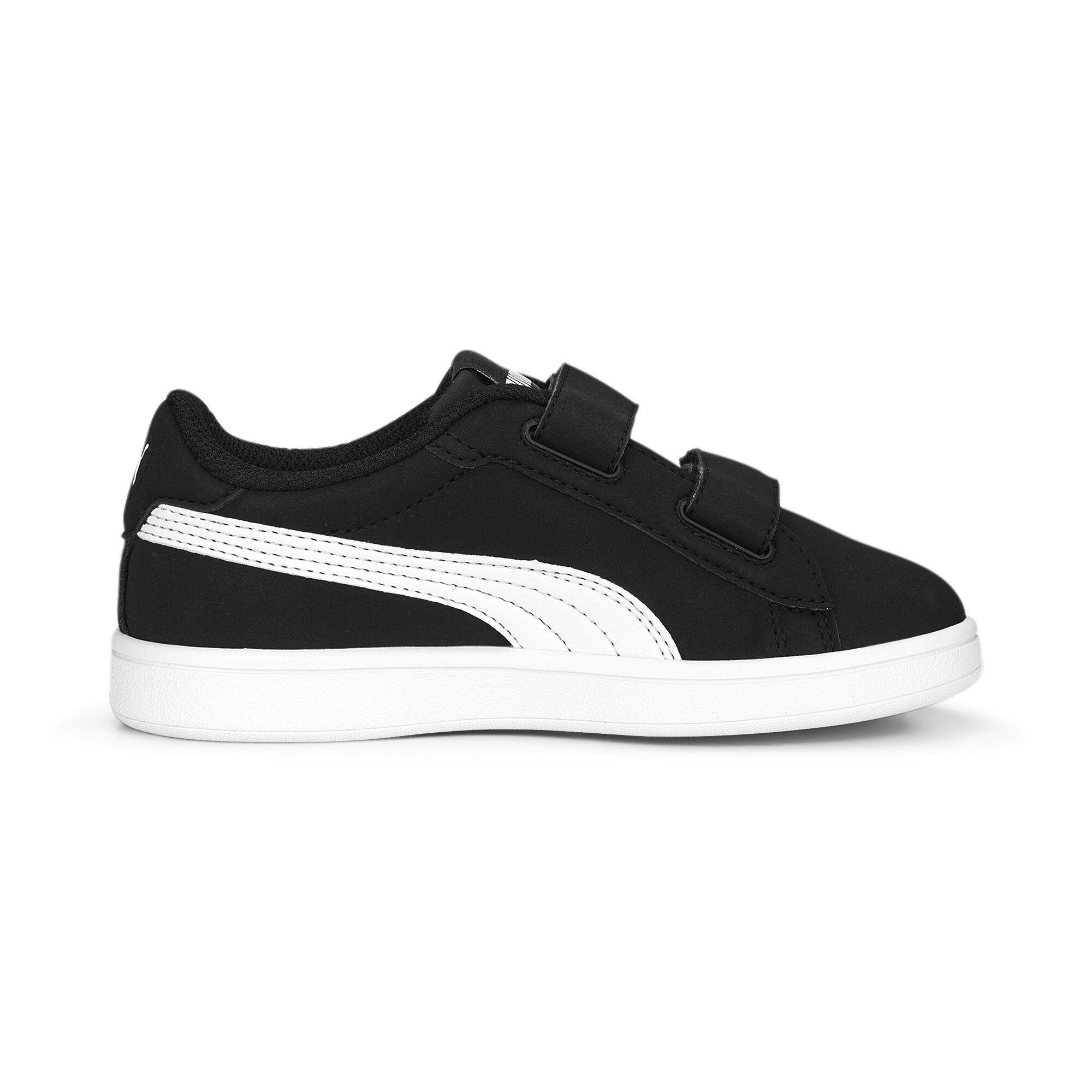 PUMA Smash 3.0 Buck sneakers, Zwart/Wit, Maat 32 thumbnail 3
