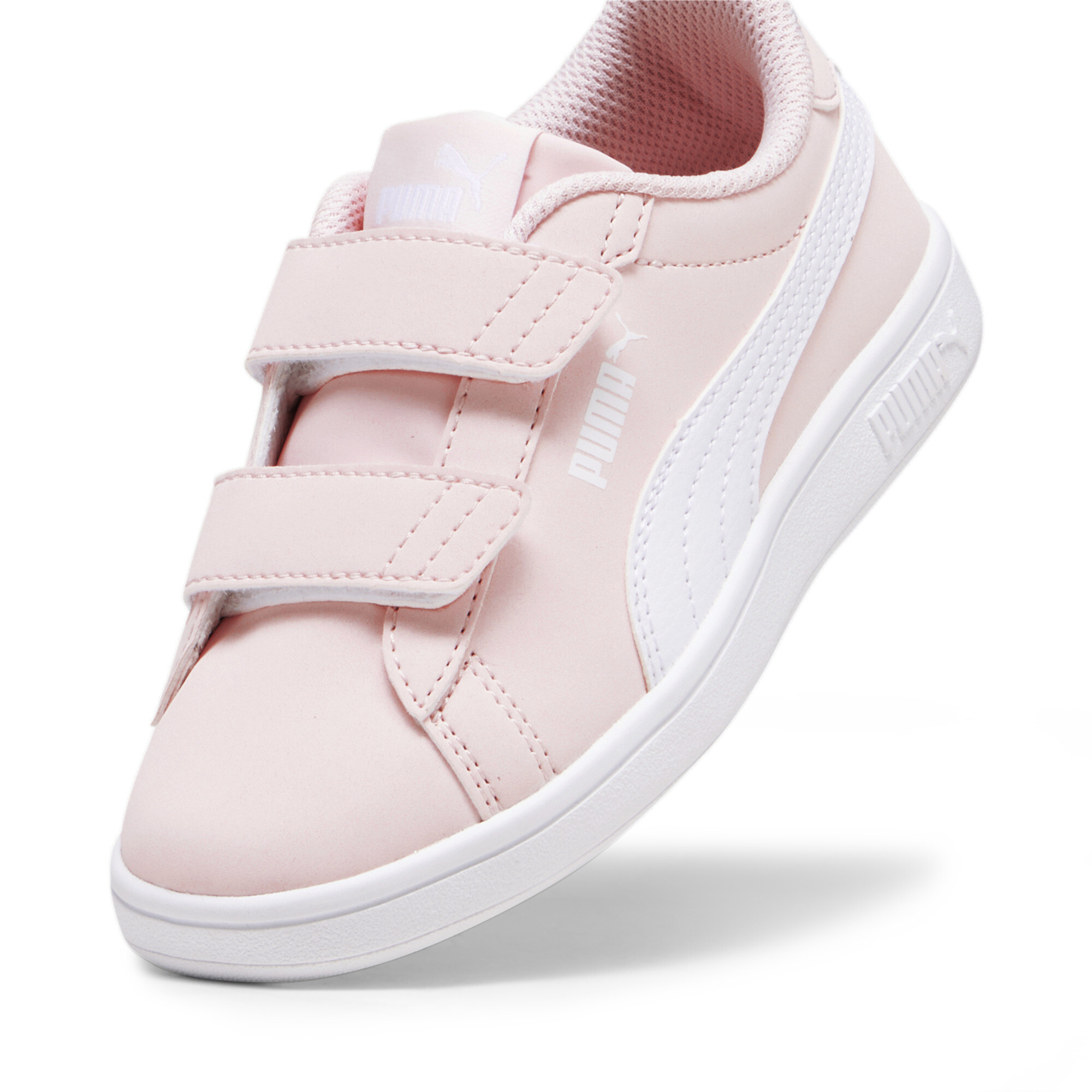 PUMA Smash 3.0 Buck sneakers, Roze/Wit, Maat 33 thumbnail 2