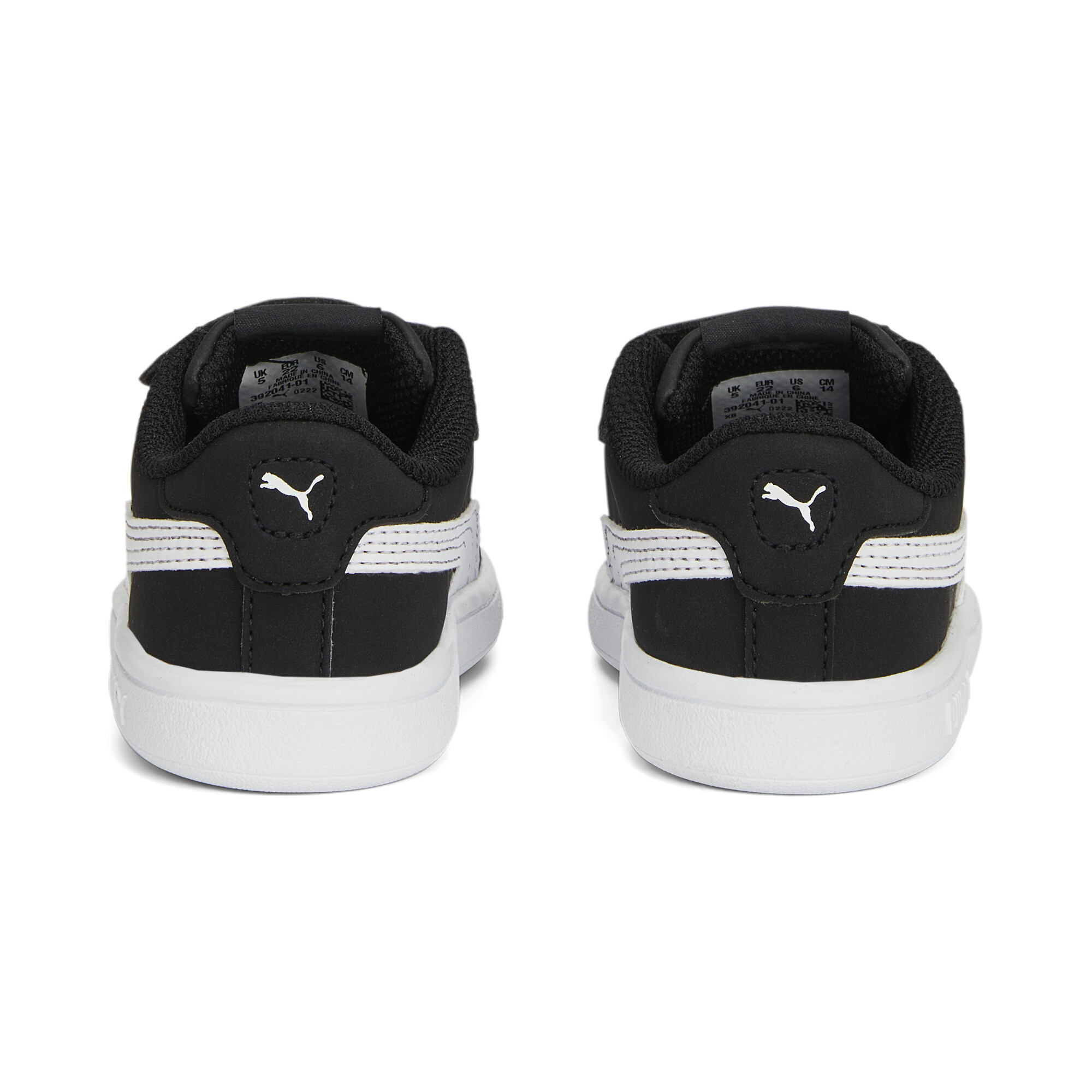 PUMA Smash 3.0 Buck sneakers, Zwart/Wit, Maat 22 thumbnail 5