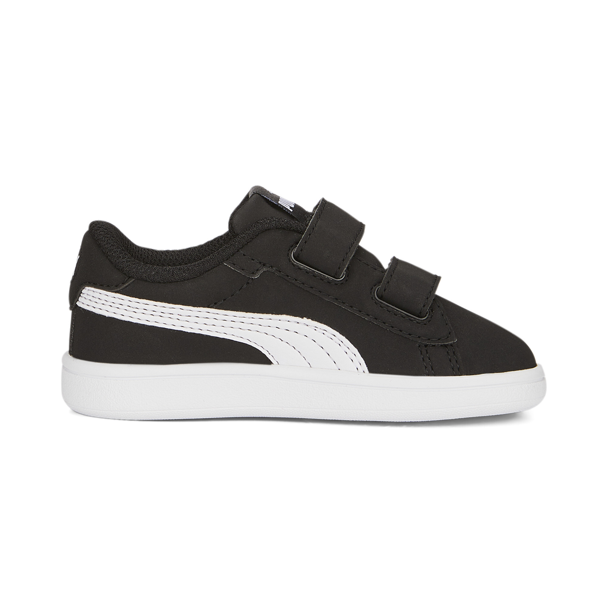 PUMA Smash 3.0 Buck sneakers, Zwart/Wit, Maat 22 thumbnail 3