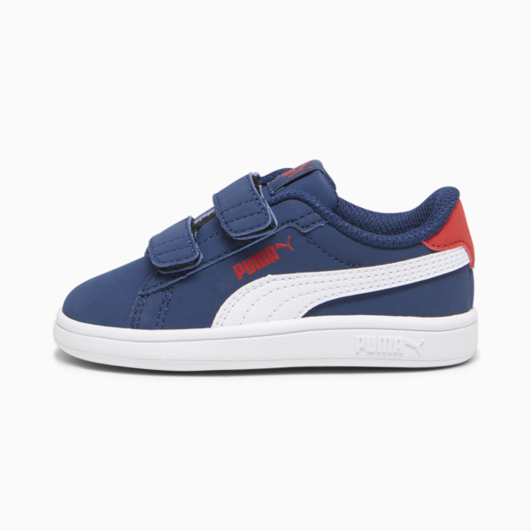 Smash 3.0 Buck Sneakers Baby, Persian Blue-PUMA White-For All Time Red, large-ZAF
