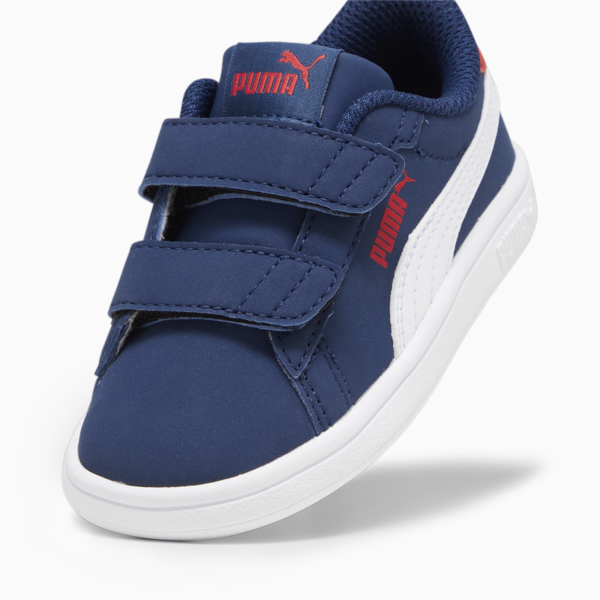 Smash 3.0 Buck Sneakers Baby, Persian Blue-PUMA White-For All Time Red, large-ZAF