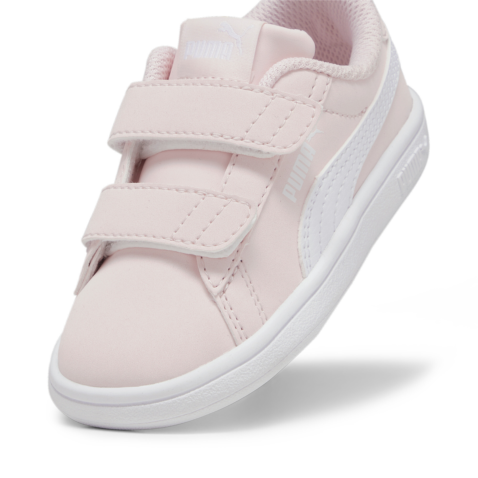 PUMA Smash 3.0 Buck sneakers, Roze/Wit, Maat 27 thumbnail 2