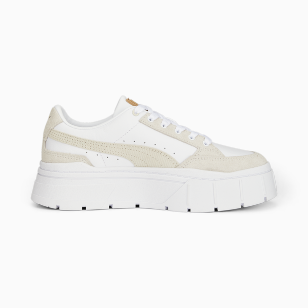 Mayze Stack Cord Sneakers Women, PUMA White-Pristine, large-MEX