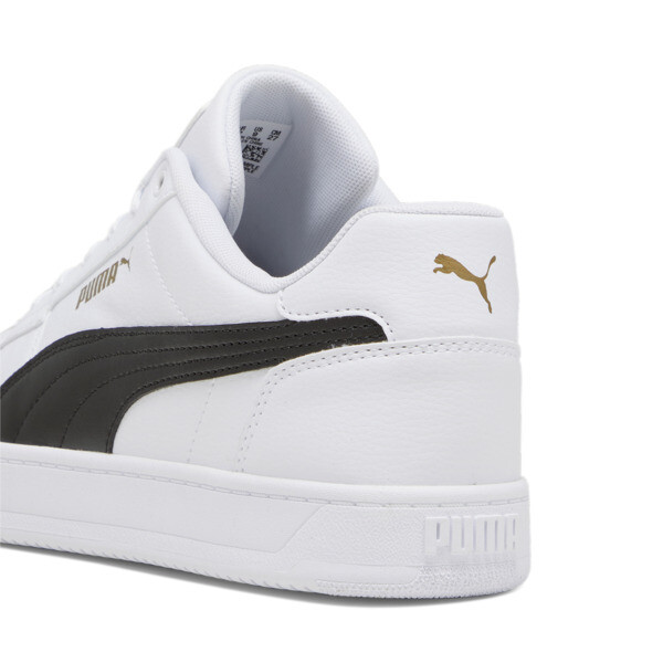 Caven 2.0 Sneakers, PUMA White-PUMA Black-Gold, large-ZAF