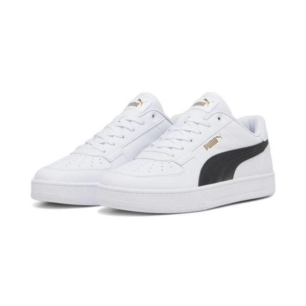 Caven 2.0 Sneakers, PUMA White-PUMA Black-Gold, large-ZAF