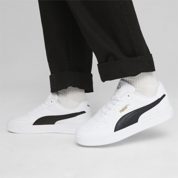 Caven 2.0 Sneakers, PUMA White-PUMA Black-Gold, large-ZAF