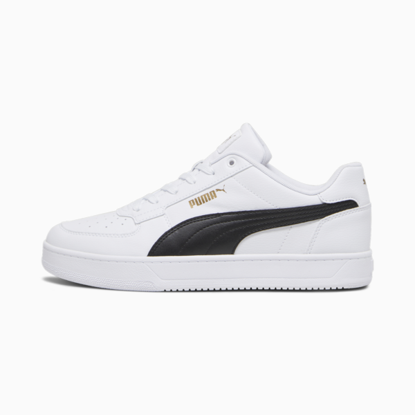 Caven 2.0 Sneakers, PUMA White-PUMA Black-Gold, large-ZAF