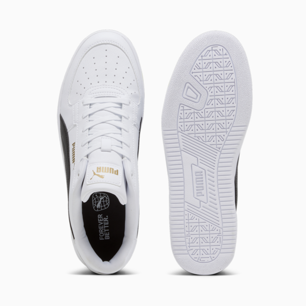 Caven 2.0 Sneakers, PUMA White-PUMA Black-Gold, large-ZAF