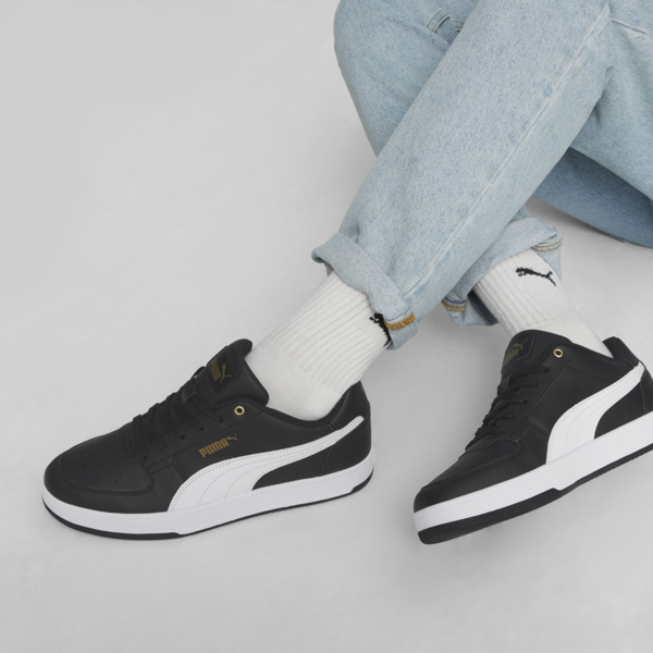 Caven 2.0 Sneakers, PUMA Black-PUMA White-Gold, large-ZAF