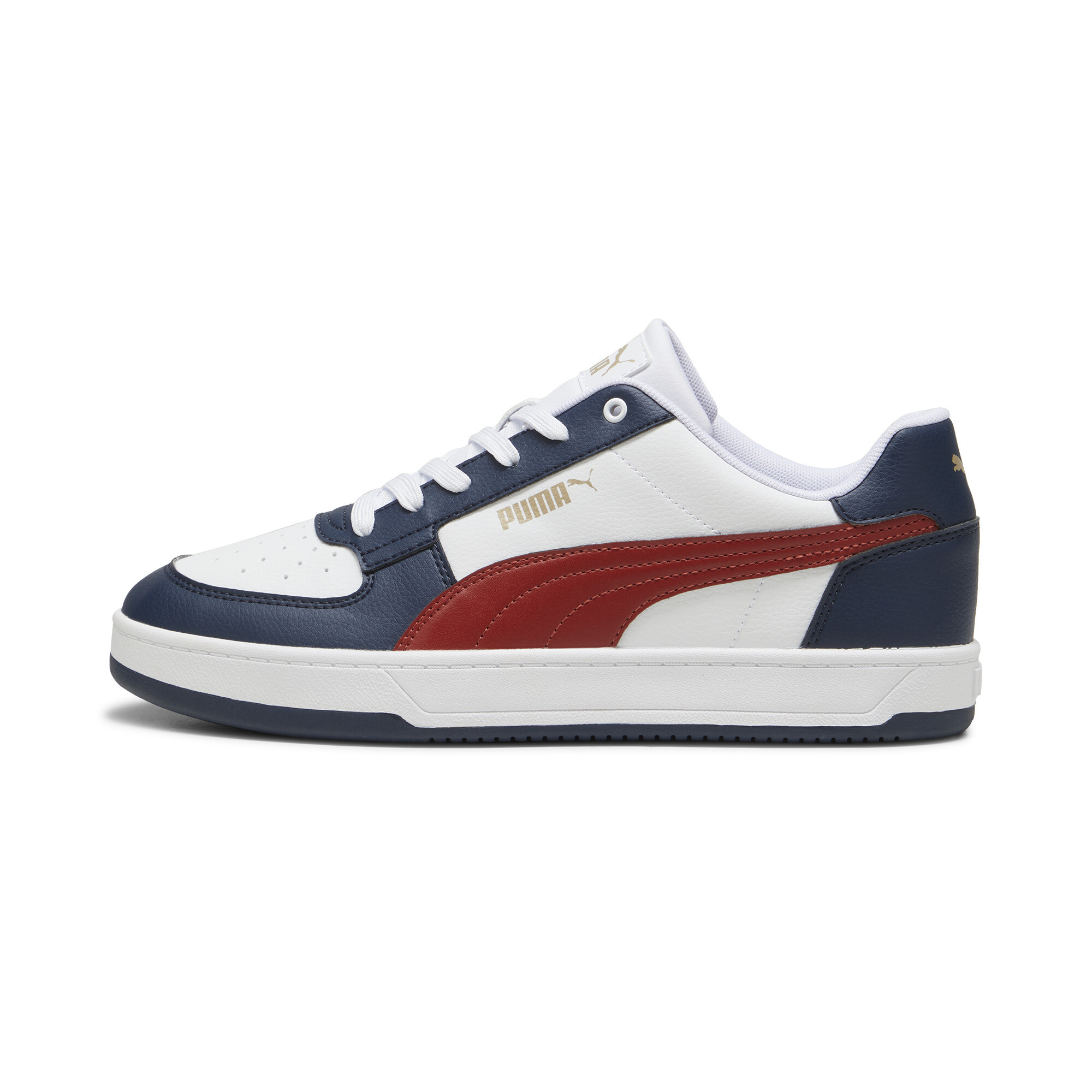 Puma Caven 2.0 Sneakers Schuhe | Mit Plain | White/Mars Red/Club Navy | Größe: 44.5
