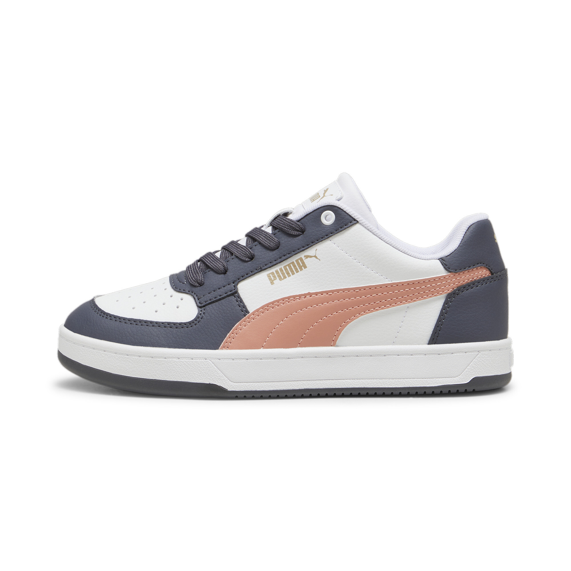 Puma Caven 2.0 Sneakers Schuhe | Mit Plain | White/Deeva Peach/Galactic Gray | Größe: 42.5